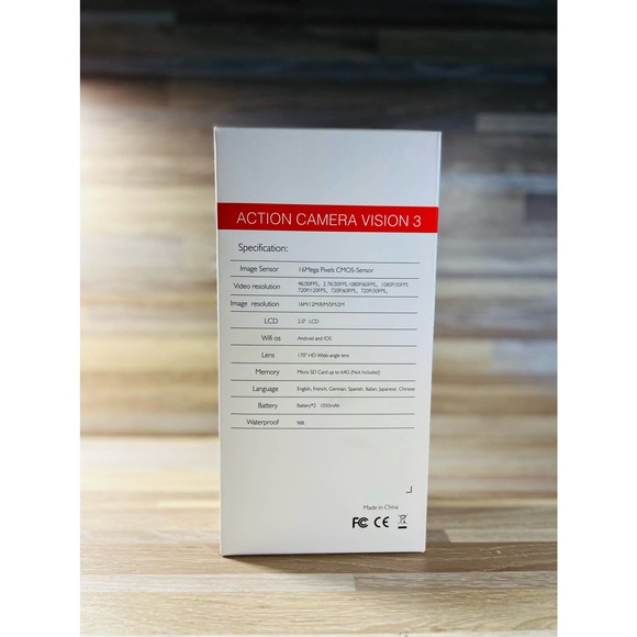 Dragon Touch 4K Action Camera 20MP Vision 3 Underwater Waterproof Camera - Picture 6 of 10